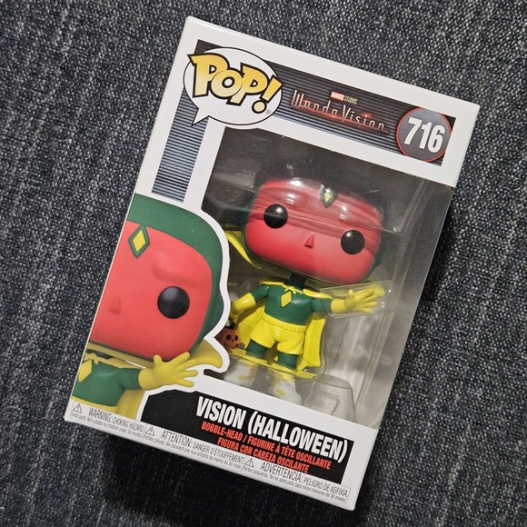 Funko POP! Vision (Halloween) Marvel Studios Wanda Vision‎ #716 - Picture 1 of 6